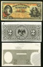 An Issued Note and Two Test Printings from the Banco Nacional de Mexico. Very Fine or Better. One example has a tear.

HID09801242017