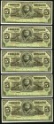 Mexico Banco de Tamaulipas 5 Pesos ND (1902-14) Pick S429r, Five Consecutive Remainders Choice Crisp Uncirculated. 

HID09801242017