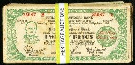 Philippines Group Lot of 43 World War II 20 Pesos Emergency Issues Fine-Very Fine. 

HID09801242017