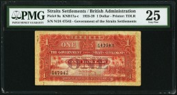 Straits Settlements Government of Straits Settlements 1 Dollar 1.1.1929 Pick 9a PMG Very Fine 25. Minor rust.

HID09801242017