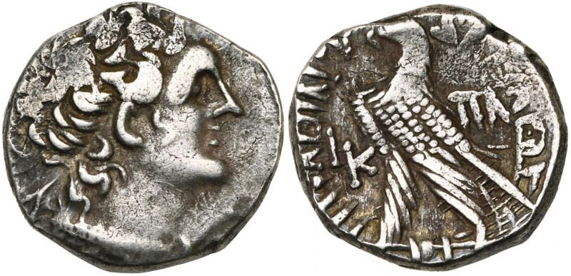 ROYAUME LAGIDE, Ptolémée XII Neos Dionysos (80-51), AR tétradrachme, 62-61 av. J...