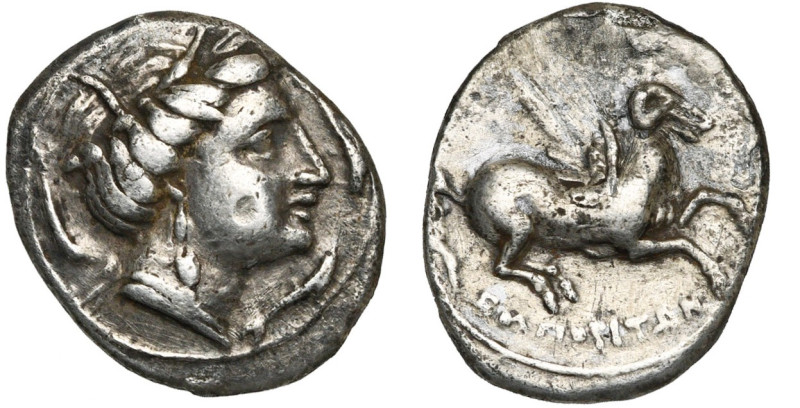 ESPAGNE, EMPORION, (S.Martin de Ampurias), AR drachme, 3e-2e s. av. J.-C. D/ T. ...