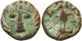 GAULE CELTIQUE, Segusiavi, AE bronze. D/ T. de f. R/ Aigle de f., t. à g., les ailes déployées. Au-dessus, de g. à d., CECISV. DT 3276; Scheers, Lyon,...