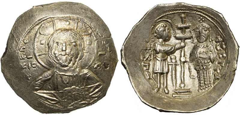 Alexis Ier Comnène (1081-1118), histamenon en argent, 1082-1087, Thessalonique. ...