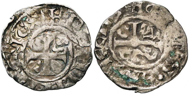 FRANCE, Royaume, Philippe Ier (1060-1108), AR denier, Senlis. D/ + PHILIPPVS REX...