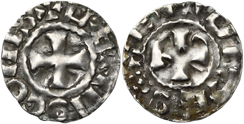 FRANCE, AUVERGNE, Comté, Successeurs de Guillaume II, AR denier, vers 930-980, B...