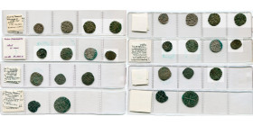 FRANCE, lot de 13 p.: Toulouse, Raymond V, VI ou VII (1148-1249), obole; Béziers, Roger II (1167-1194), denier; Melgueil, denier (2) et obole anonyme,...
