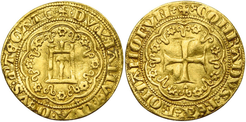 ITALIE, GENES, Simone Boccanegra, 1er doge (1339-1344), AV genovino d'oro. 1er t...