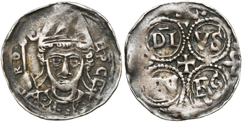 LIEGE, Principauté, Rodolphe de Zähringen (1167-1191), AR denier, avant 1185, Ma...