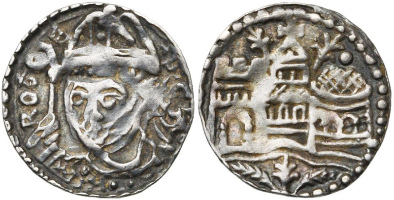 LIEGE, Principauté, Rodolphe de Zähringen (1167-1191), AR denier, s.d. (1173 ?),...