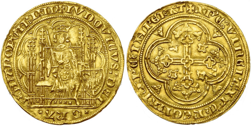 BRABANT, Duché, Jean III (1312-1355), AV chaise d'or à l'écu, à partir de novemb...