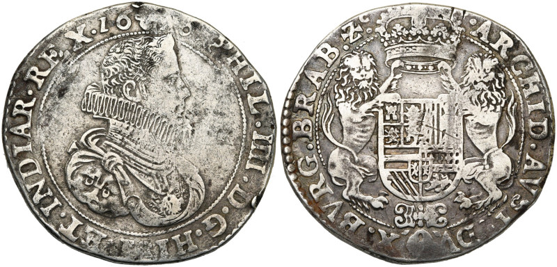 BRABANT, Duché, Philippe IV (1621-1665), AR ducaton, 1626 (?), Bruxelles. Premie...