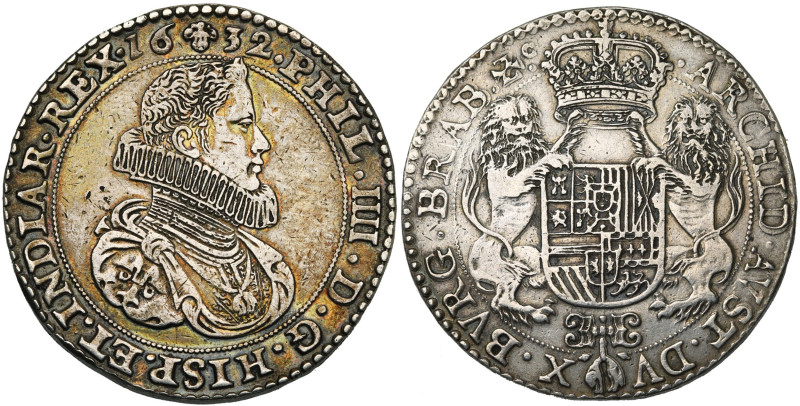 BRABANT, Duché, Philippe IV (1621-1665), AR ducaton, 1632, Bruxelles. Premier ty...