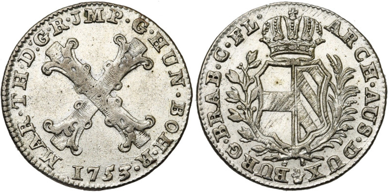 BRABANT, Duché, Marie-Thérèse (1740-1780), AR 5 sols (20 liards), 1753, Anvers. ...