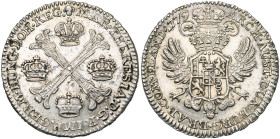 BRABANT, Duché, Marie-Thérèse (1740-1780), AR demi-couronne, 1779, Bruxelles. D/ Croix de Bourgogne entre trois couronnes. R/ Ecu couronné de l'impéra...