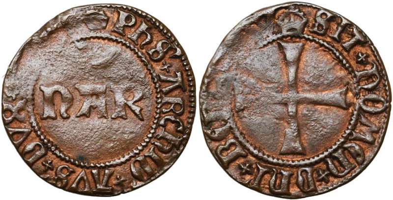 NAMUR, Comté, Philippe le Beau (1482-1506), Cu maille (2/3 de mite de Flandre), ...