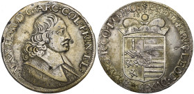 LIEGE, Principauté, Maximilien Henri de Bavière (1650-1688), AR patagon, 1674. Différent: rosette. D/ B. à d. R/ Ecu couronné. Chestret 639; Dengis 11...