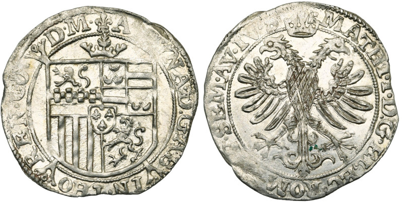 THORN, Abdij, Anna van der Marck (1604-1631), AR arendschelling (vier stuiver), ...
