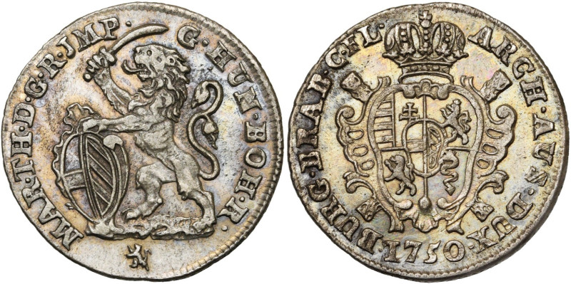 VLAANDEREN, Graafschap, Maria Theresia (1740-1780), AR schelling, 1750, Brugge. ...