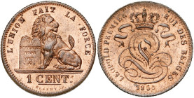 BELGIQUE, Royaume, Léopold Ier (1831-1865), Cu 1 centime, 1850. Dupriez 510.

Fleur de Coin / Uncirculated