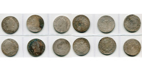 FRANCE, Royaume, Louis XV (1715-1774), lot de 6 écus à la vieille tête: 1771, Pau; 1772, Paris, Toulouse; 1774, Paris, Bayonne (2). Dupl. 1685.

Bea...