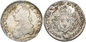 FRANCE, Royaume, Louis XVI (1774-1793), AR écu de Béarn aux rameaux d'olivier, 1783, Pau. D/ B. habillé à g., les cheveux noués par un ruban. R/ Ecu d...
