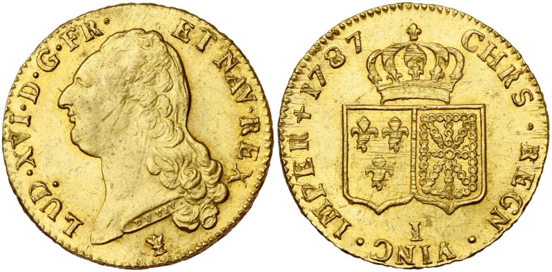 FRANCE, Royaume, Louis XVI (1774-1793), AV double louis d'or à la tête nue, 1787...