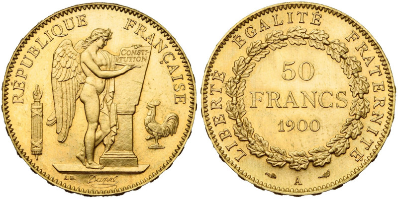 FRANCE, Troisième République (1871-1940), AV 50 francs, 1900 A, Paris. Gad. 1113...