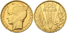 FRANCE, Troisième République (1871-1940), AV 100 francs, 1936, Paris. Type Bazor. Gad. 1148; Fr. 598. Rare. Fines griffes.

Superbe / Extremely Fine...