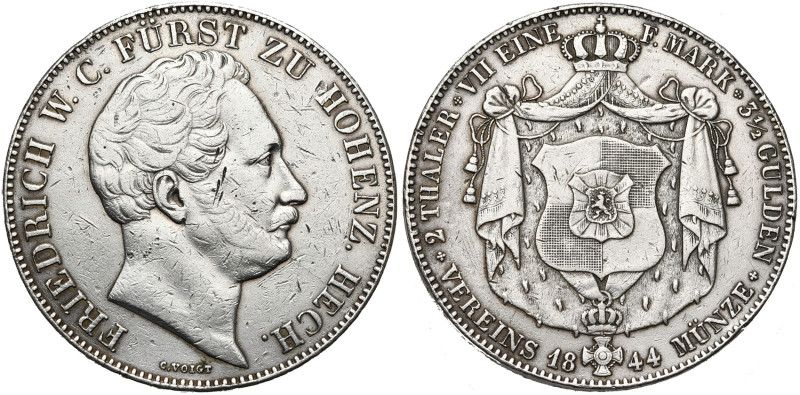ALLEMAGNE, HOHENZOLLERN-HECHINGEN, Friedrich Wilhelm Constantin (1838-1849), AR ...