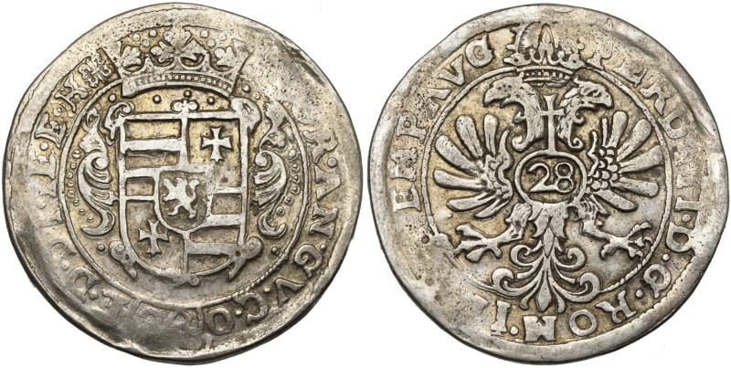 ALLEMAGNE, OLDENBURG, Anton Günther (1603-1667), AR Gulden (28 Stüber), s.d. (16...