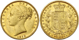 AUSTRALIE, Victoria (1837-1901), AV souverain à l'écu, 1878 S, Sydney. S. 3855; Fr. 11.

presque Superbe / about Extremely Fine
