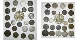 SAINT-EMPIRE, lot de 23 p., dont: Marie-Thérèse, 20 Kreuzer, 1760; 15 Kreuzer, 1749 KB; Joseph II, 20 Kreuzer, 1786 B; Autriche, François Ier, 20 Kreu...