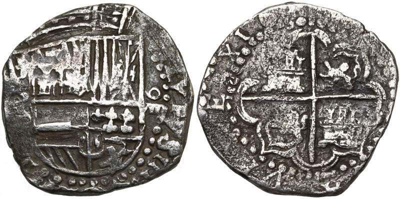 BOLIVIE, Philippe III (1598-1621), AR 8 reales, 161[ ], Potosi. D/ Ecu couronné....