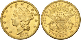 ETATS-UNIS, AV 20 dollars, 1871 S. Fr. 175.

Très Beau / Very Fine