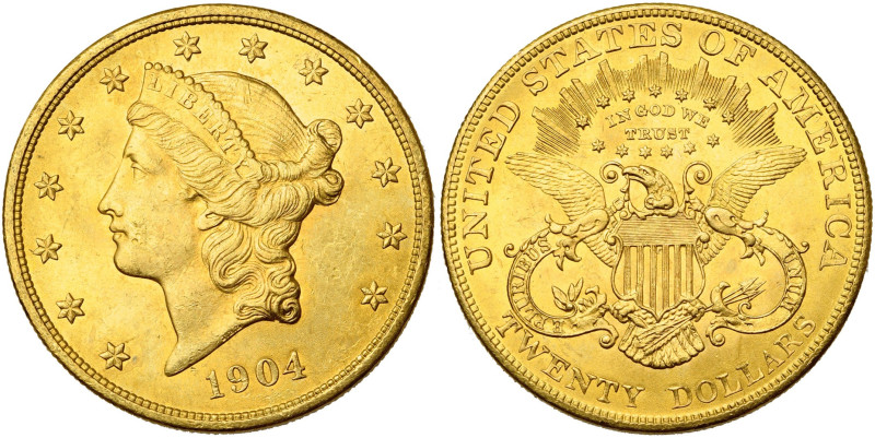 ETATS-UNIS, AV 20 dollars, 1904. Fr. 177.

Superbe / Extremely Fine