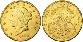ETATS-UNIS, AV 20 dollars, 1904. Fr. 177.

presque Superbe / about Extremely Fine