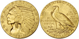 ETATS-UNIS, AV 5 dollars, 1911. Fr. 148. Petites griffes.

Très Beau à Superbe / Very Fine - Extremely Fine