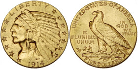 ETATS-UNIS, AV 5 dollars, 1914 D. Fr. 151.

Très Beau / Very Fine