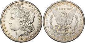 ETATS-UNIS, AR 1 dollar, 1882 CC, Carson City. Morgan. K.M. 110. Petits coups.

Superbe à Fleur de Coin / Extremely Fine - Uncirculated