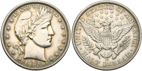 ETATS-UNIS, AR 1/2 dollar, 1901 D, Denver. Barber. K.M. 116. Nettoyé.

Très Beau à Superbe / Very Fine - Extremely Fine