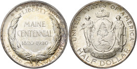 ETATS-UNIS, AR 1/2 dollar, 1920. Maine centennial. K.M. 146. Petits coups.

Superbe / Extremely Fine