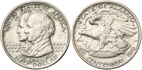 ETATS-UNIS, AR 1/2 dollar, 1921. Alabama centennial. K.M. 148.2.

Très Beau à Superbe / Very Fine - Extremely Fine