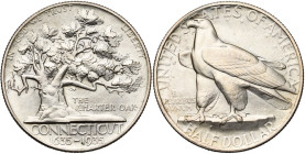 ETATS-UNIS, AR 1/2 dollar, 1935. Connecticut tercentenary. K.M. 169. Fine griffe au revers et petits coups.

Superbe à Fleur de Coin / Extremely Fin...
