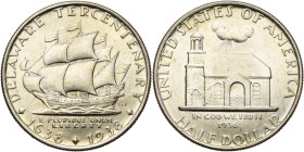 ETATS-UNIS, AR 1/2 dollar, 1936. Delaware tercentenary. K.M. 179. Rare. Petits coups.

Superbe / Extremely Fine