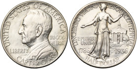 ETATS-UNIS, AR 1/2 dollar, 1936. Lynchburg, Virginia sesquicentennial. K.M. 183. Petits coups.

Superbe à Fleur de Coin / Extremely Fine - Uncircula...