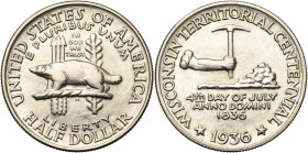 ETATS-UNIS, AR 1/2 dollar, 1936. Wisconsin territorial centennial. K.M. 188.

Superbe à Fleur de Coin / Extremely Fine - Uncirculated