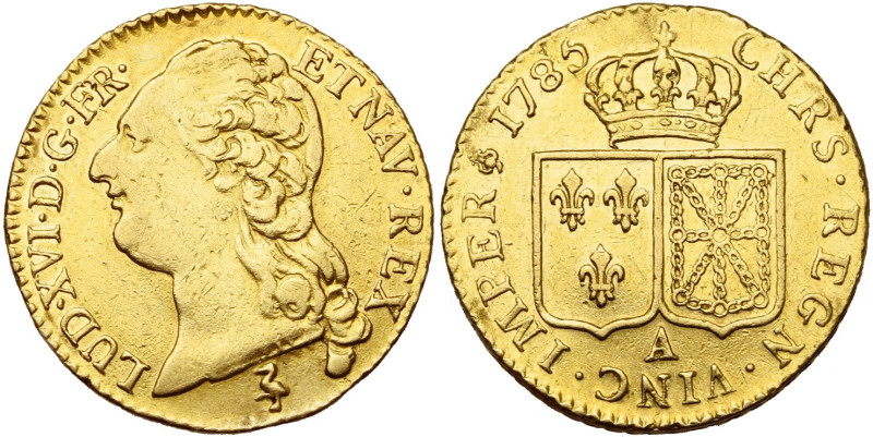 FRANCE, Royaume, Louis XVI (1774-1793), AV louis d'or à la tête nue, 1785 A, Par...