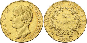 FRANCE, Consulat (1799-1804), AV 20 francs, an 12 A, Paris. Gad. 1020; Fr. 480.

Très Beau / Very Fine