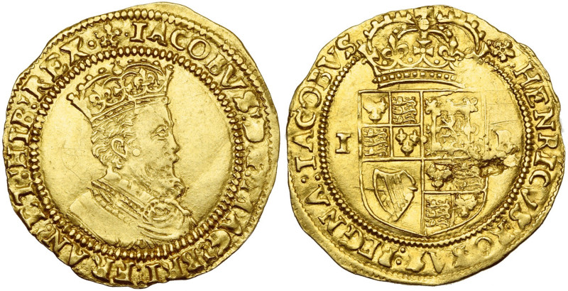 GRANDE-BRETAGNE, Jacques Ier Stuart (1603-1625), AV double couronne, s.d. (1613-...